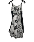 EK10251 Damen Kleid, schwarz-weiß, Gr.M 0