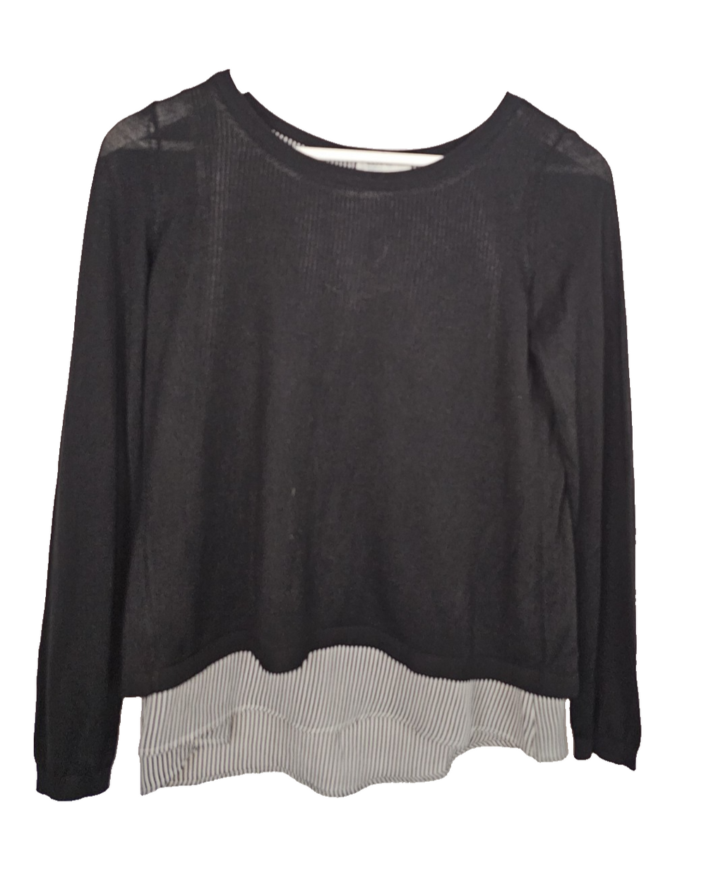 EK7785 Damen Pullover von H&M, schwarz, Gr.XS0