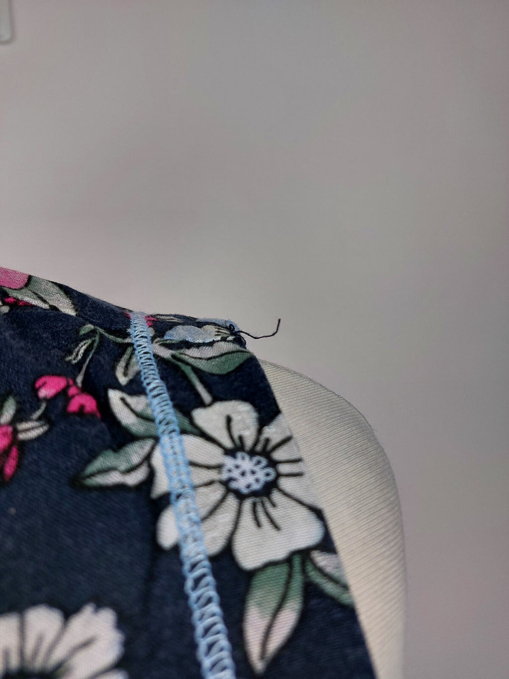 EK5126 Damen Shirt von Cecil, blau mit Blumen, Gr. XS2