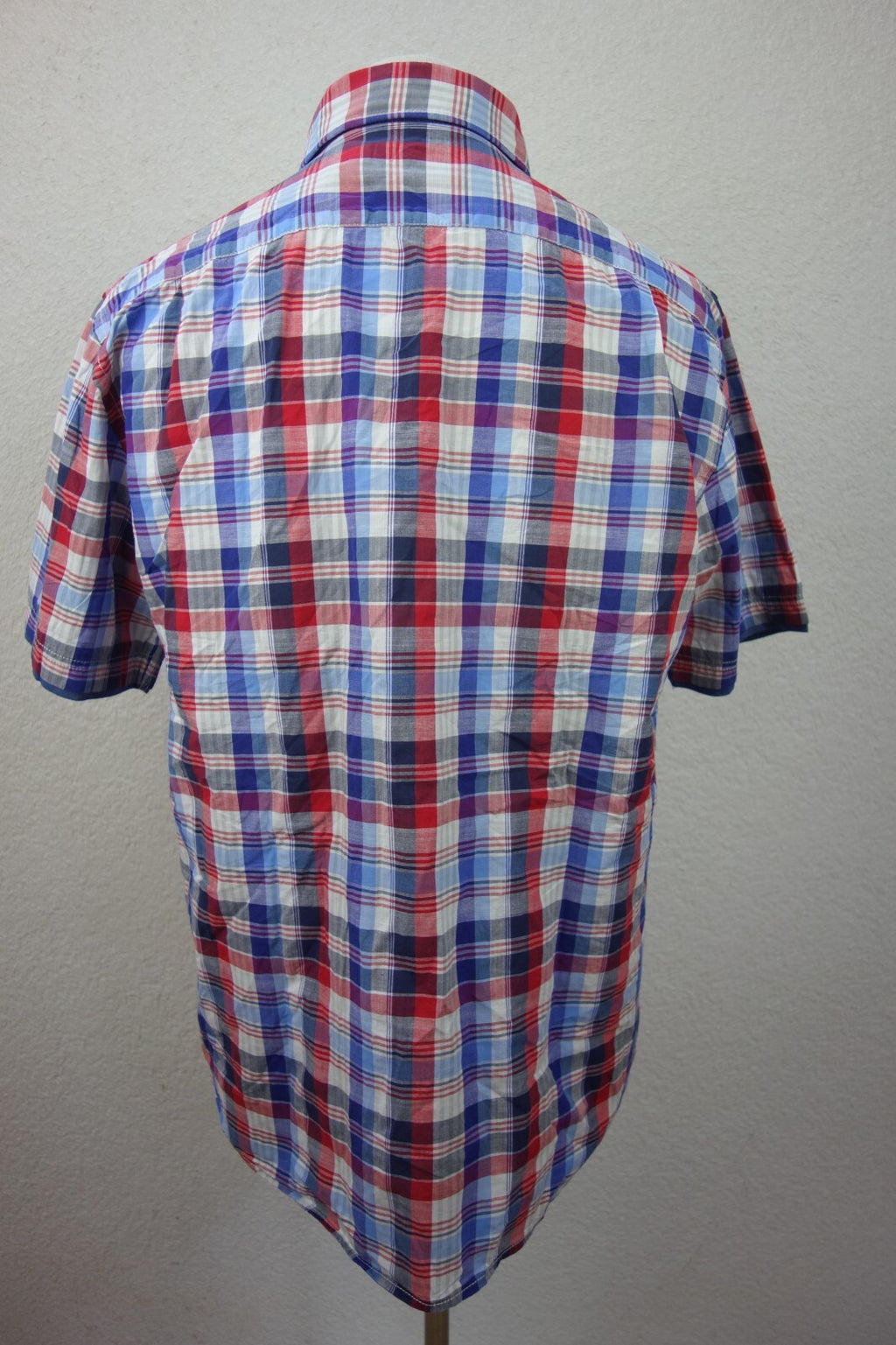 EK4205 Herren Hemd von Brax, kariert rot/blau, Gr. L3