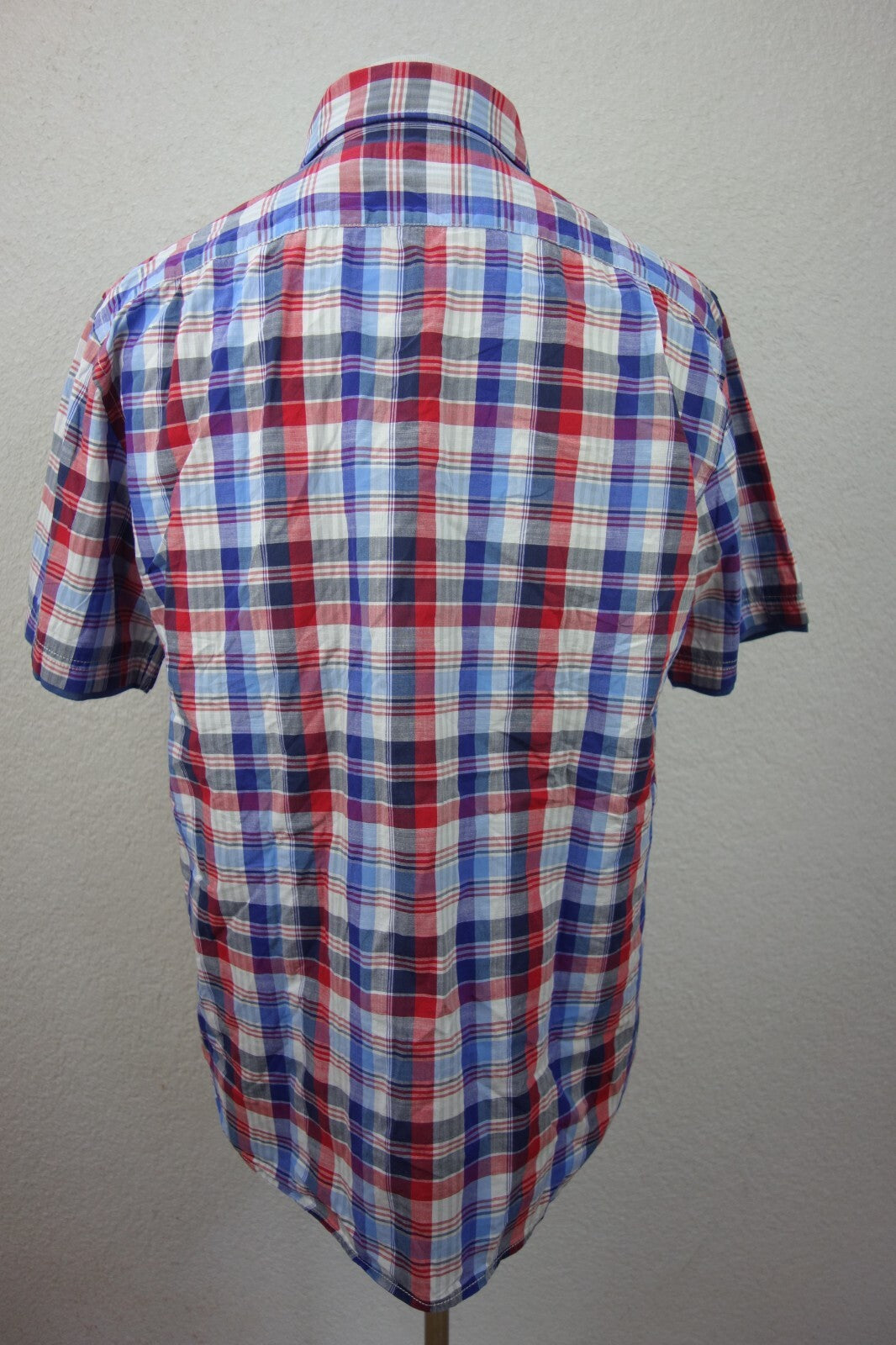 EK4205 Herren Hemd von Brax, kariert rot/blau, Gr. L3