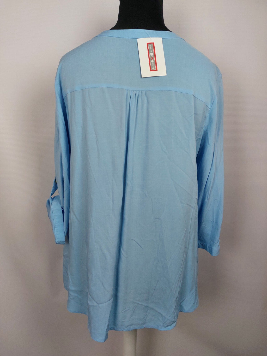 EK4984 Damen Bluse von Bonprix, hellblau, Gr.466