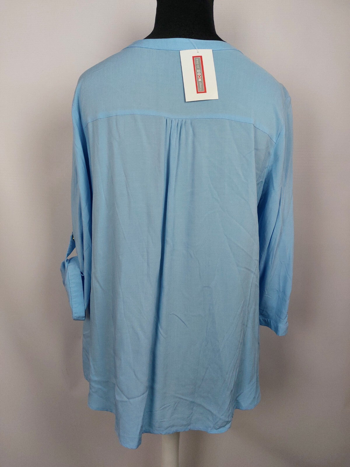 EK4984 Damen Bluse von Bonprix, hellblau, Gr.466