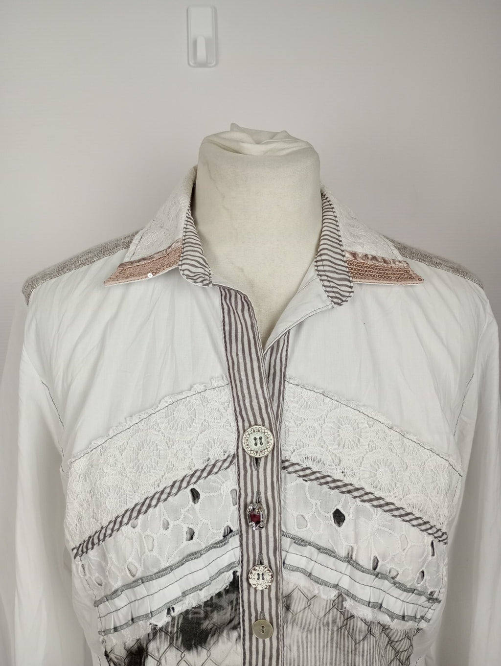 EK3987 Damen Bluse von Just white, weiß, Gr. 381