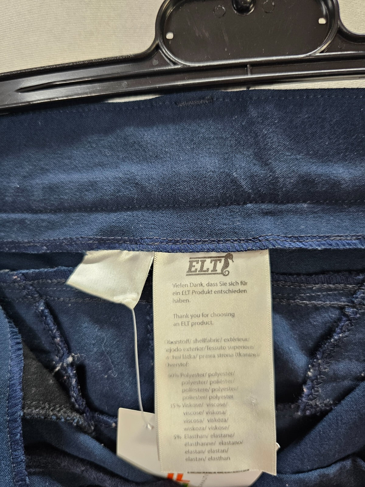EK6176 Damen Reithose von ELT, blau, Gr. 388
