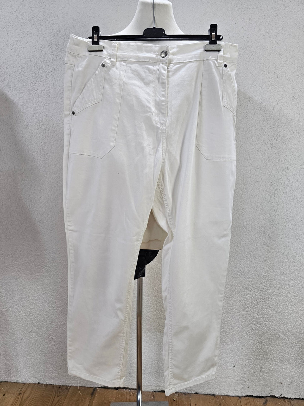EK5160 Damen Hose von Gina Benotti, weiß, Gr. 460