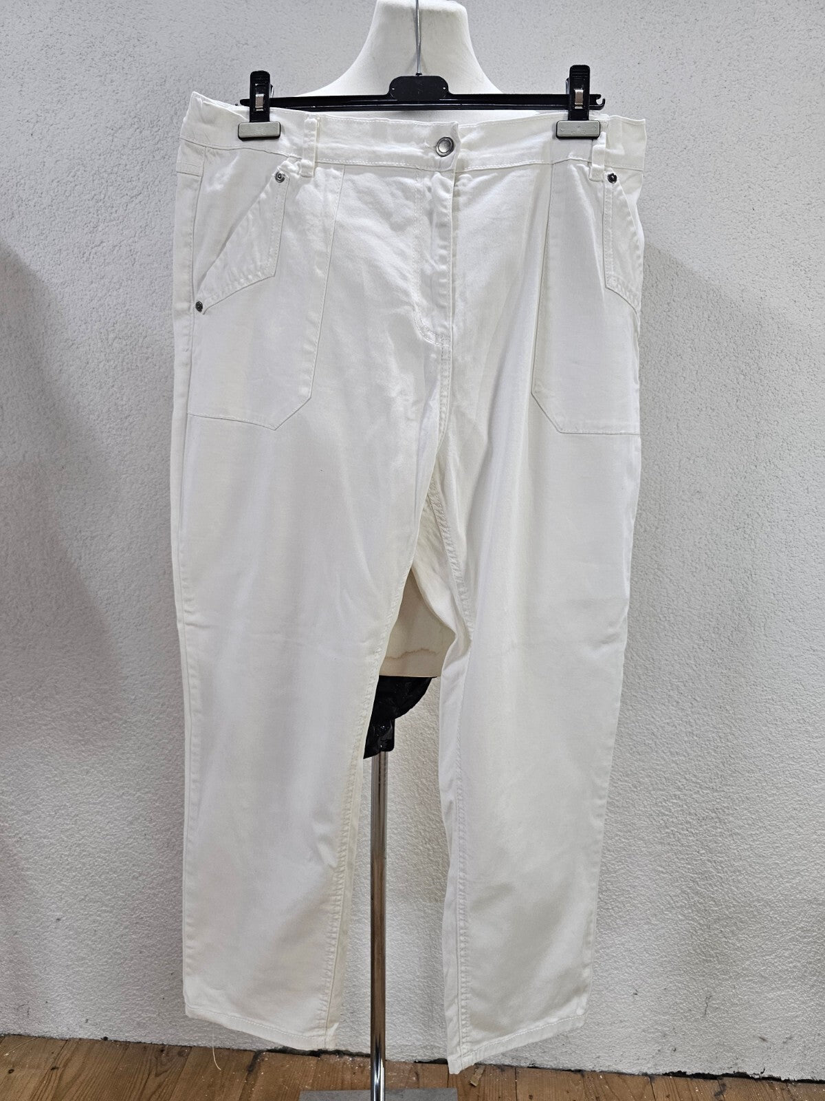 EK5160 Damen Hose von Gina Benotti, weiß, Gr. 460