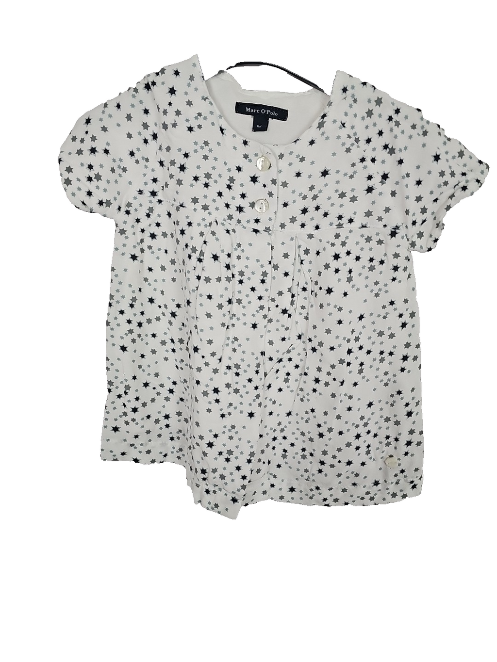 EK8297 Baby Tshirt Marco PoloWeiß Mit Sternen Gr.620
