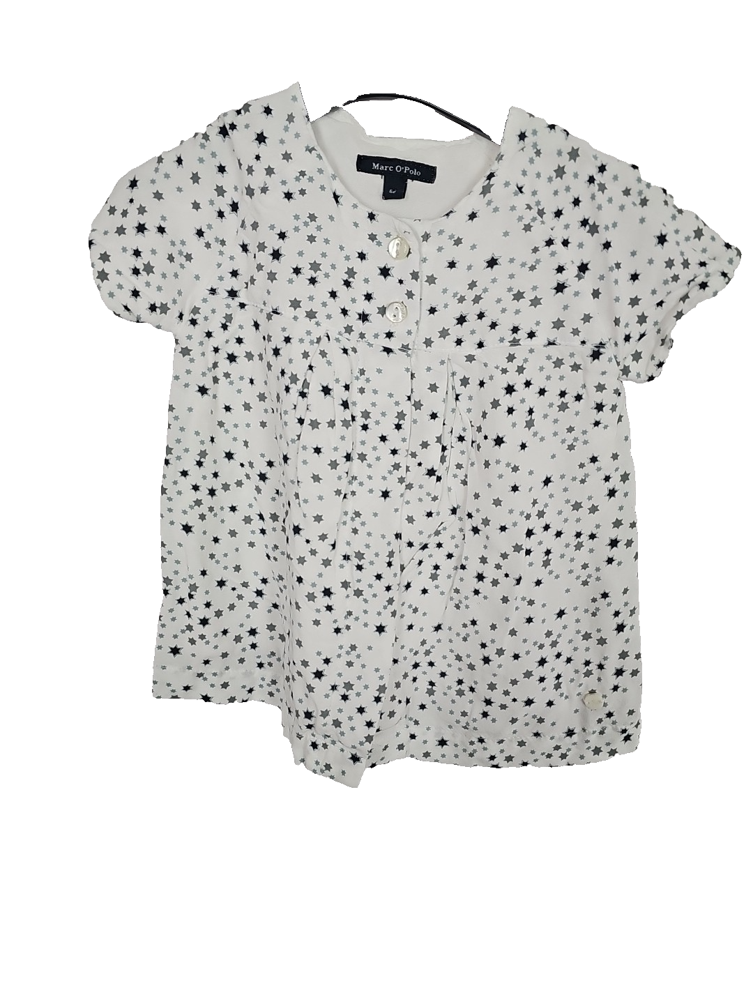 EK8297 Baby Tshirt Marco PoloWeiß Mit Sternen Gr.620