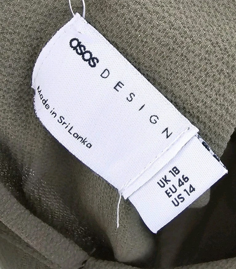EK10368 Damen Kleid Asos Design Gr.46 Grün1