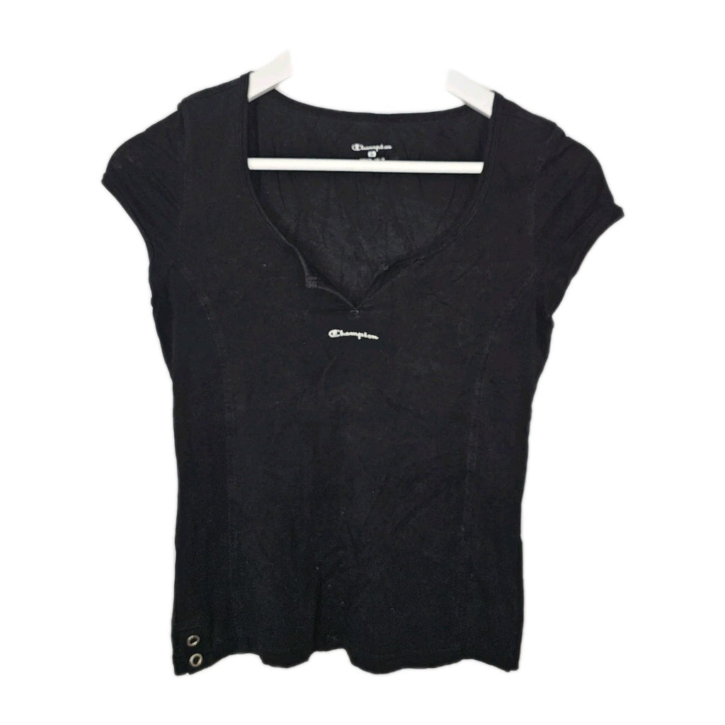 EK8857 Damen T-Shirt von Champion, Schwarz, Gr. S0