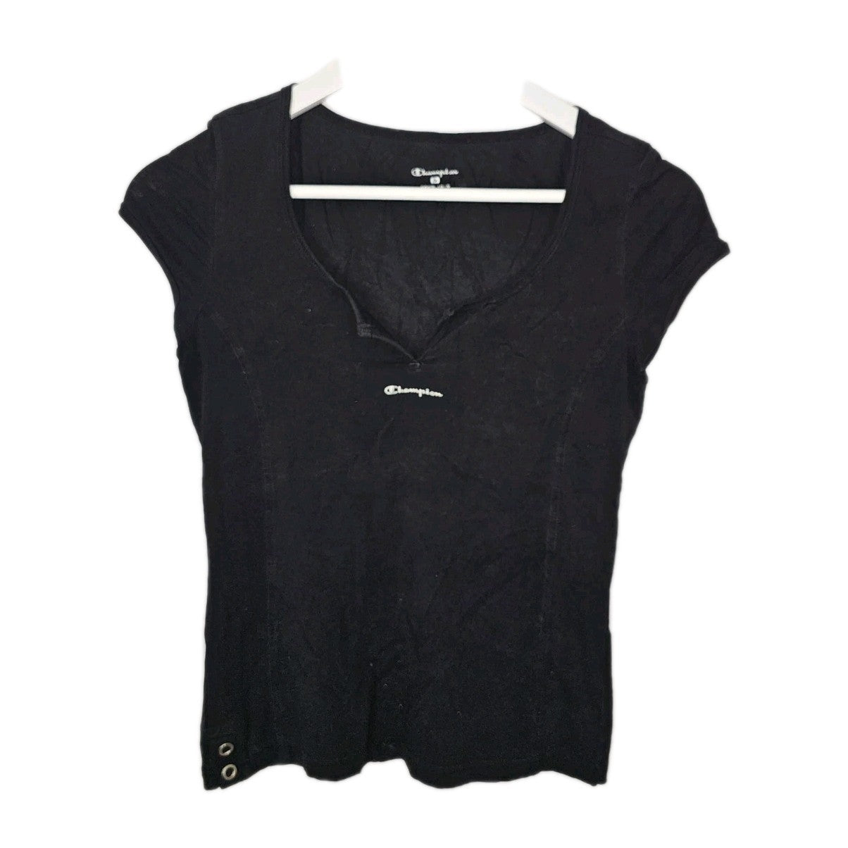 EK8857 Damen T-Shirt von Champion, Schwarz, Gr. S0