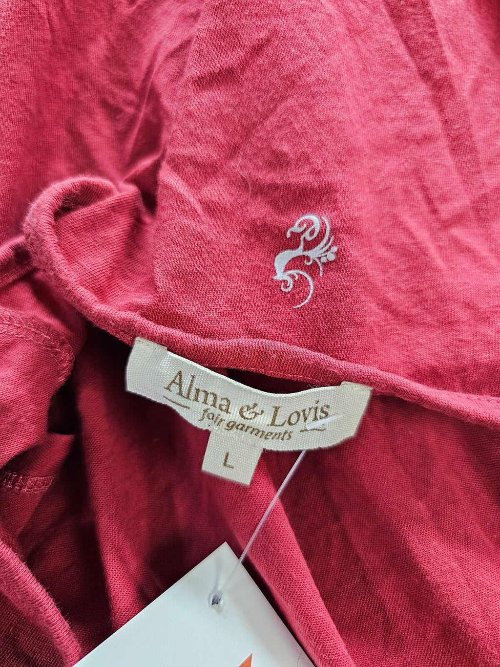 EK5894 Damen T-Shirt von Alma&Lovis, rot, Gr. L4