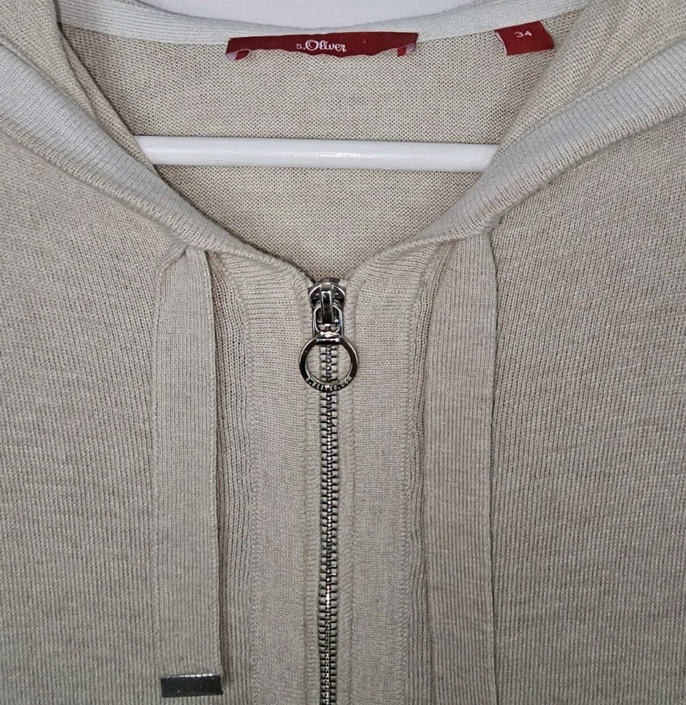 EK8787 Damen Strickjacke von s.Oliver, beige, Gr.341