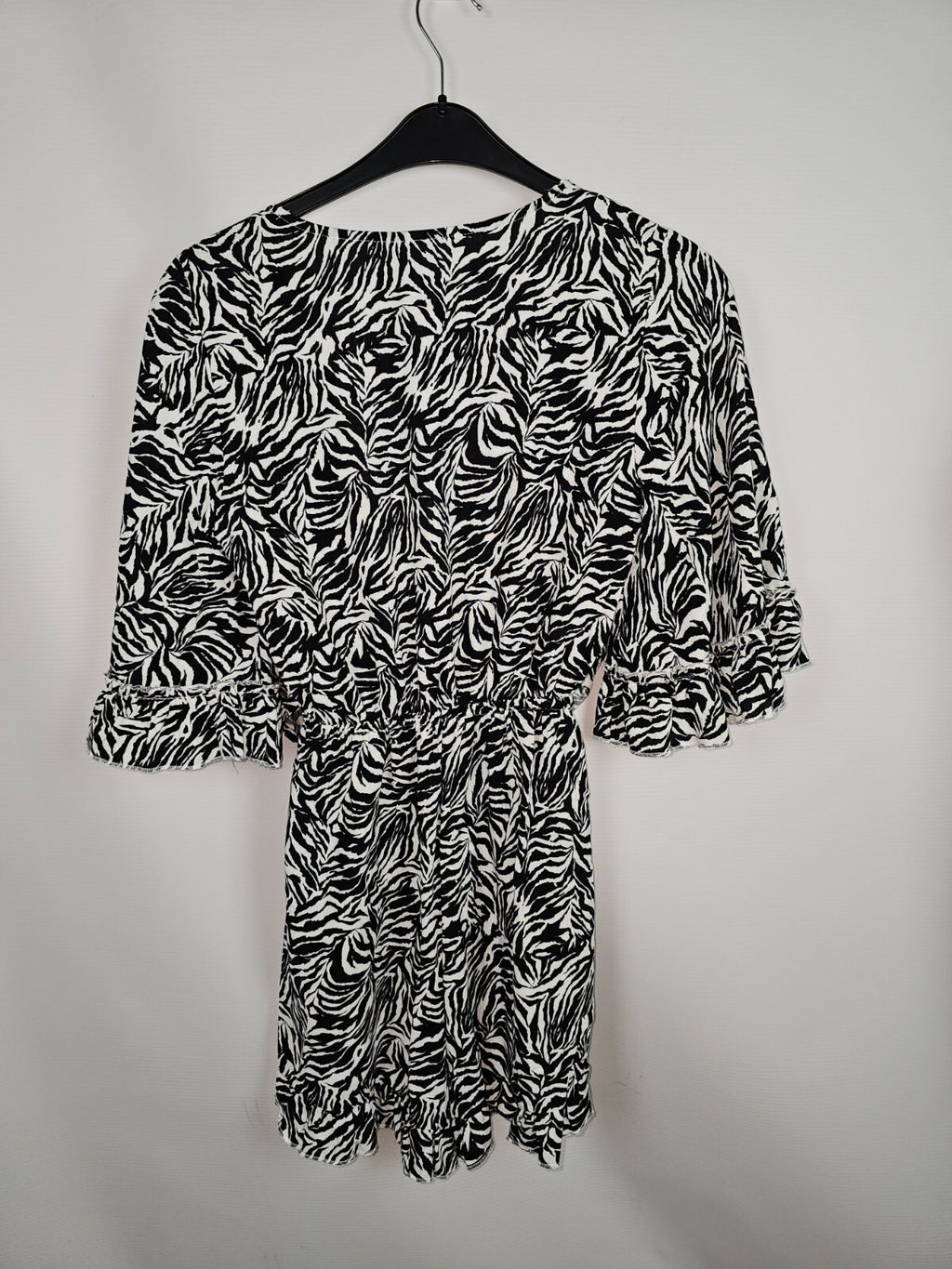 EK6392 Damen Jumpsuit von AMISU, Schwarz-Weiß, Gr.: 343