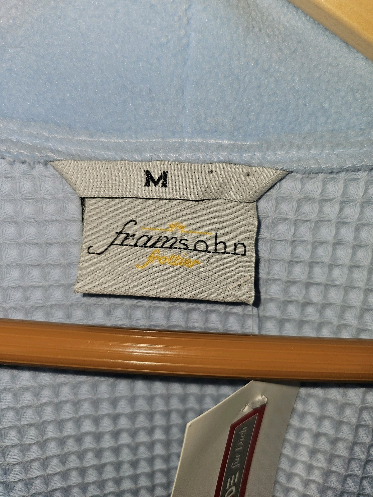 EK6480 Damen Bademantel von Framsohn, Frottier Hellblau, Gr. M2
