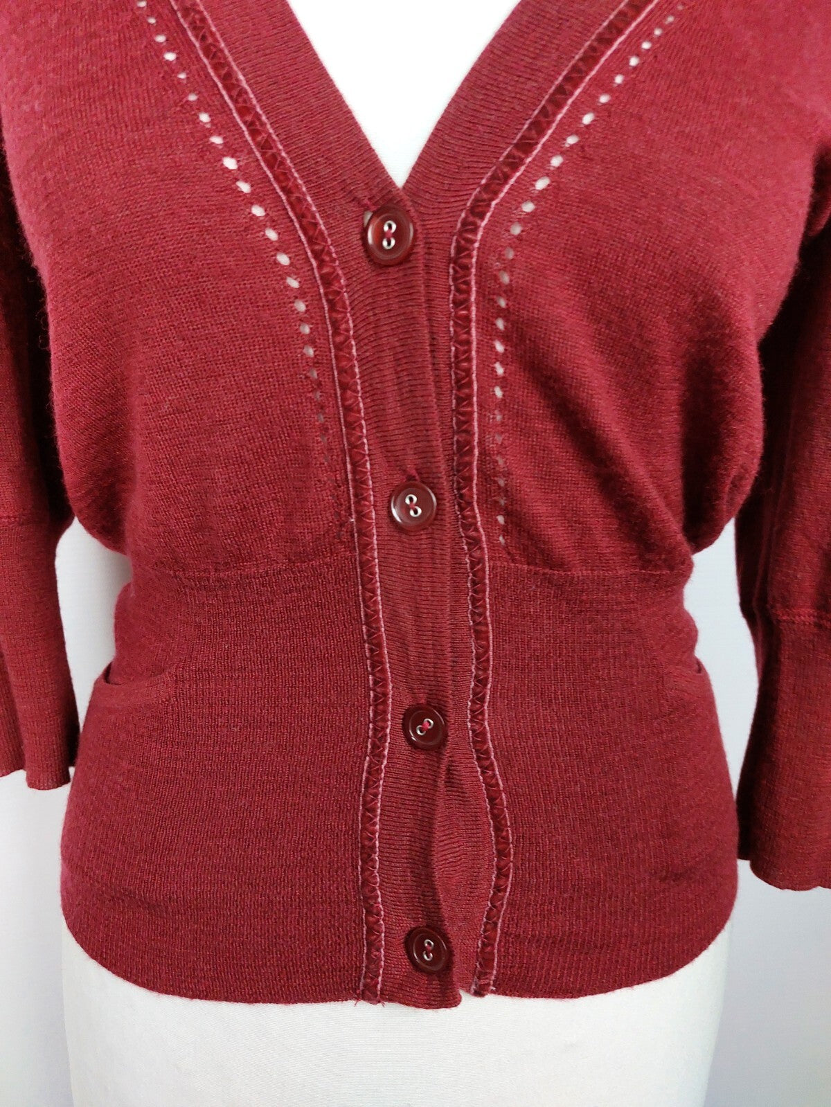 EK4774 Damen Strickjacke von Mexx, rot, Gr.M4