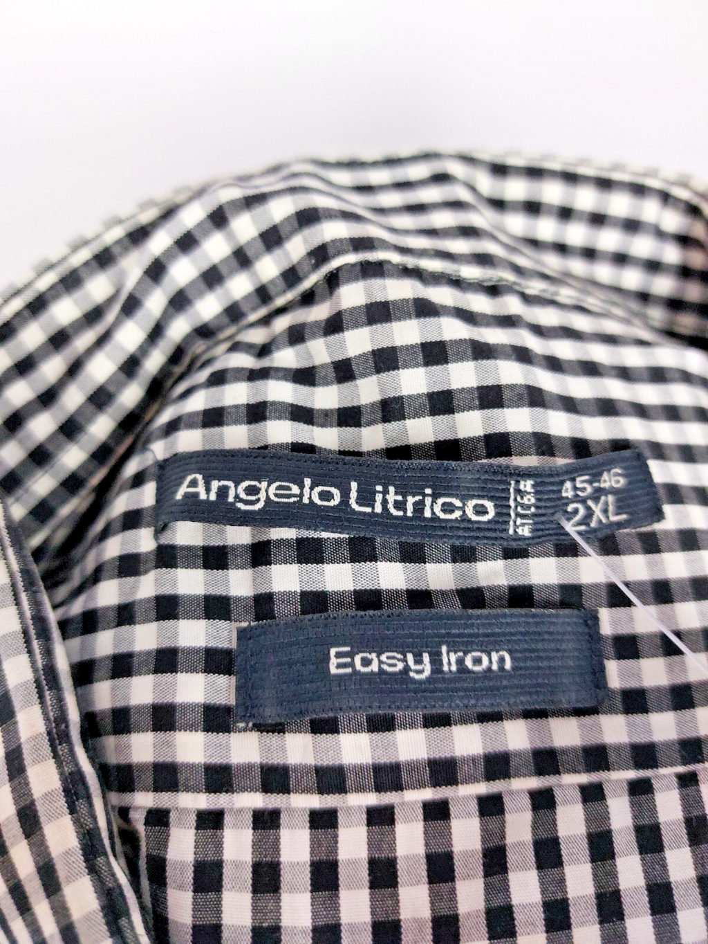 EK5142 Herren Hemd von Angelo Litrico, schwarz-weiß, Gr.2XL5