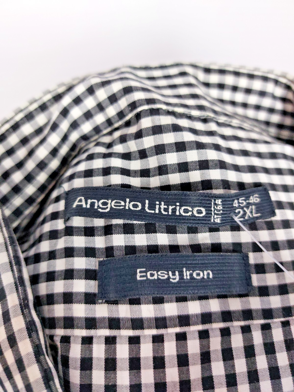 EK5142 Herren Hemd von Angelo Litrico, schwarz-weiß, Gr.2XL5