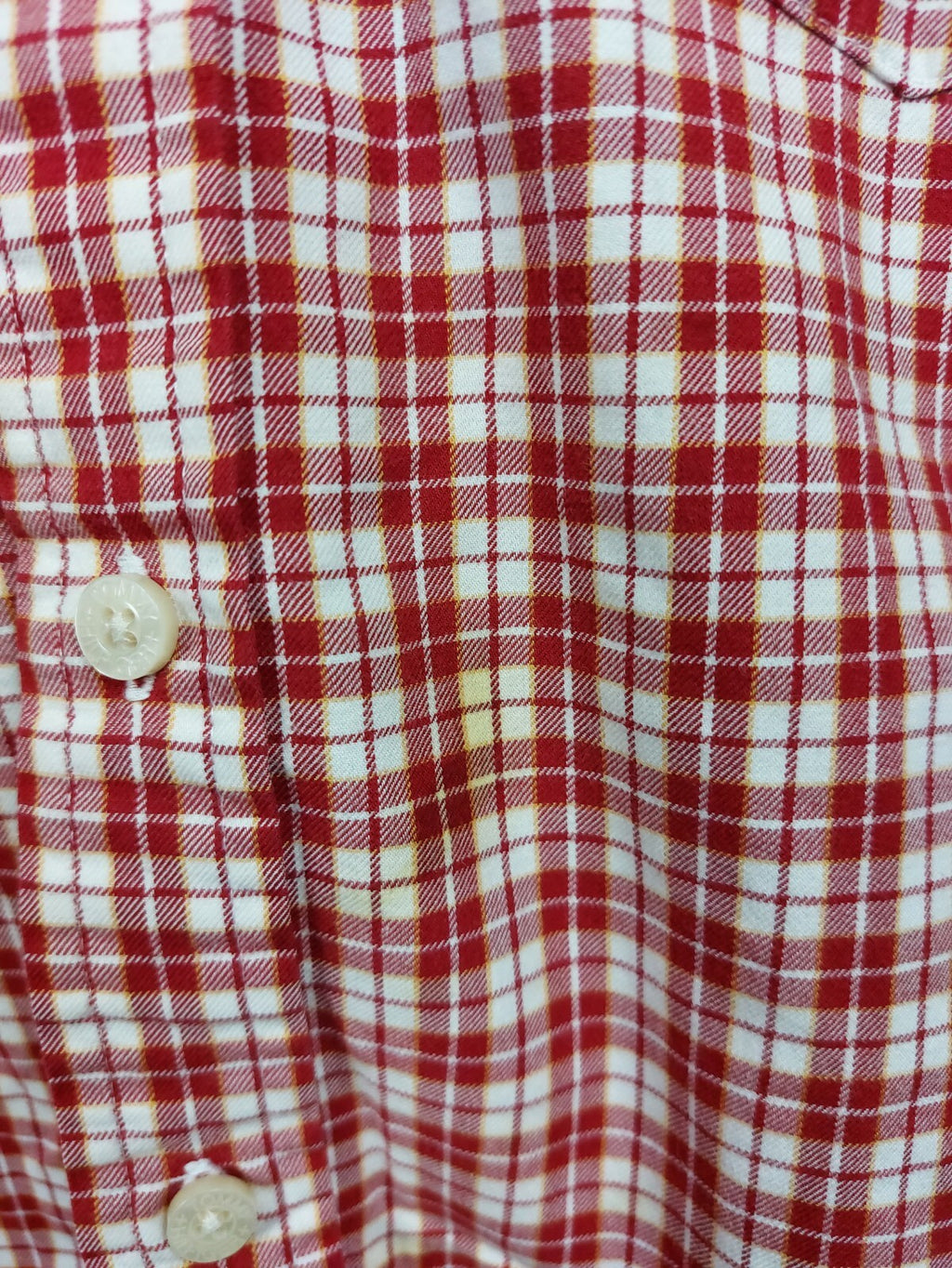 EK5029 Jungen Hemd von Tommy Hilfiger, rot/weiß kariert, Gr. 12/M2