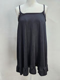 EK5790 Damen Kleid von Gold & Silber, schwarz, Gr.M0