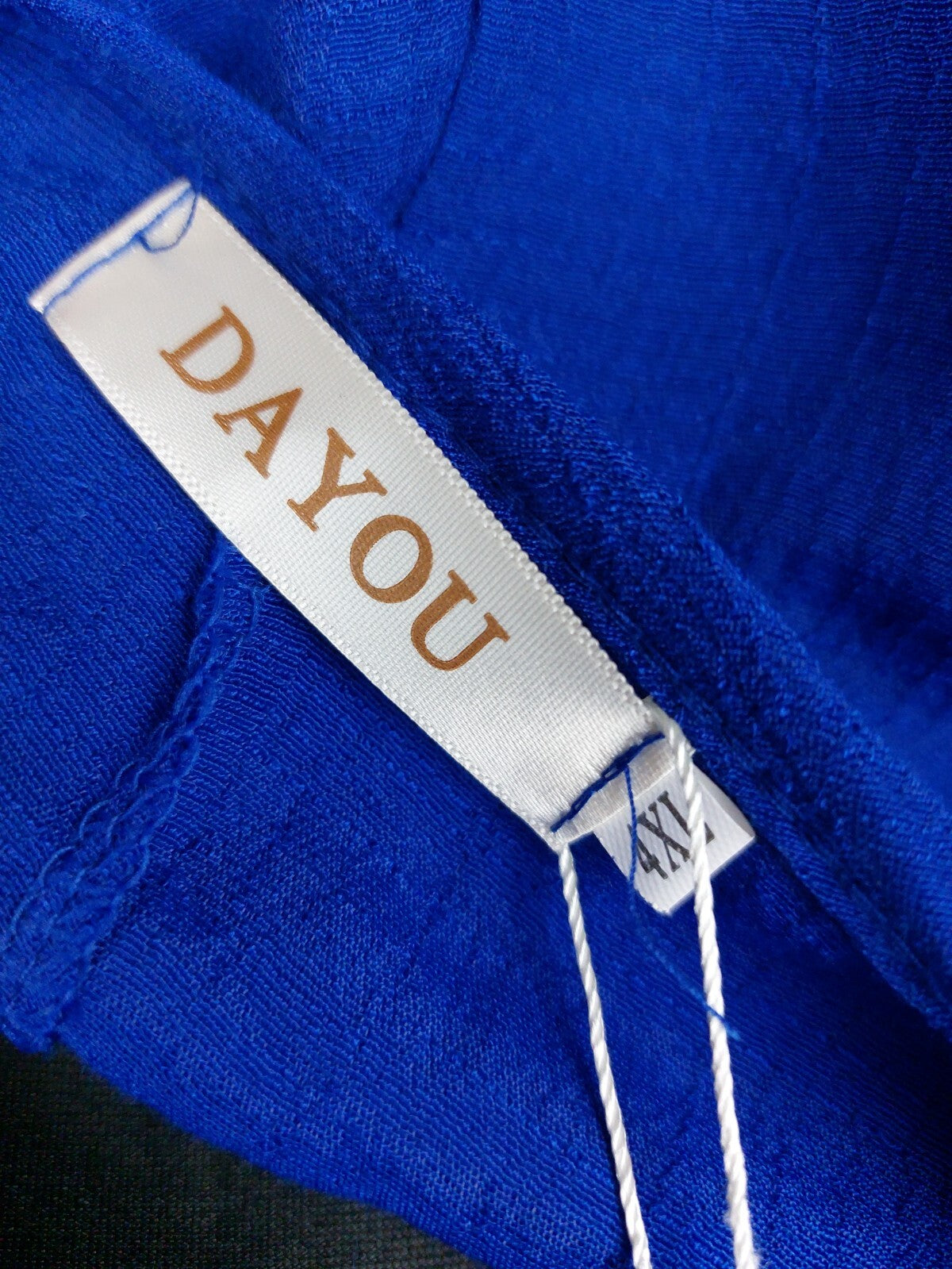 EK0016 Damen Kleid von Dayou, Royalblau, Gr. 4XL6