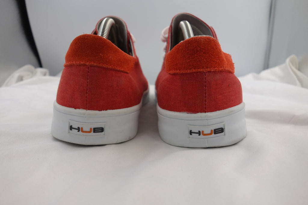 ES0366 Herren Sneaker von Hub, rotorange, Gr. 423