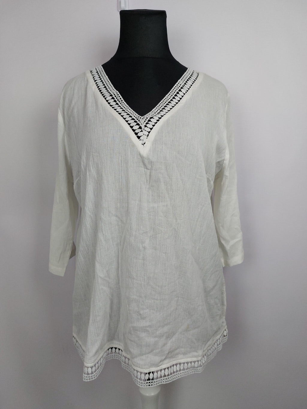 EK4573 Damen Bluse von Esmara, weiß, Gr.460