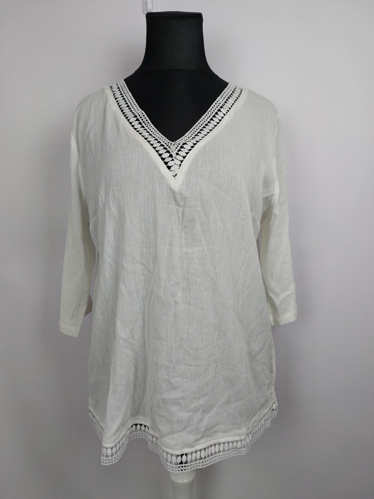EK4573 Damen Bluse von Esmara, weiß, Gr.460
