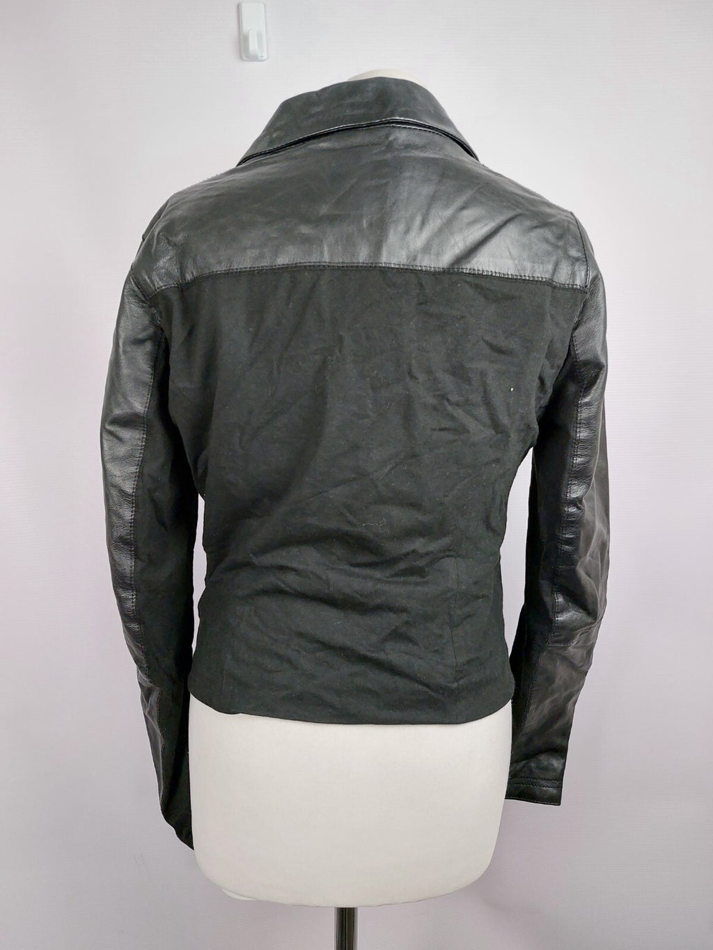 EK1491 Damen Blazer von Oui, schwarz, Gr.40 Echt Leder4