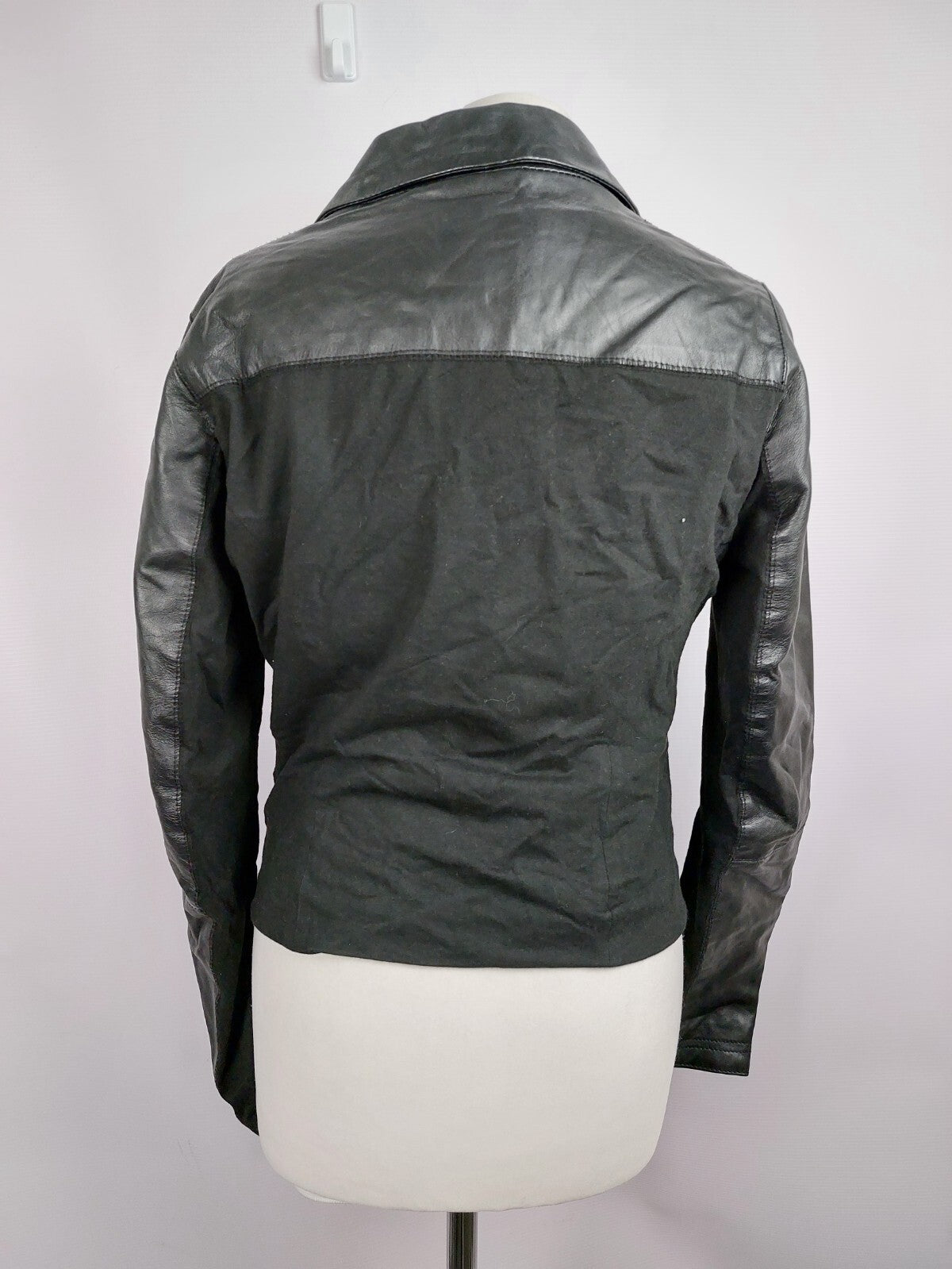 EK1491 Damen Blazer von Oui, schwarz, Gr.40 Echt Leder4