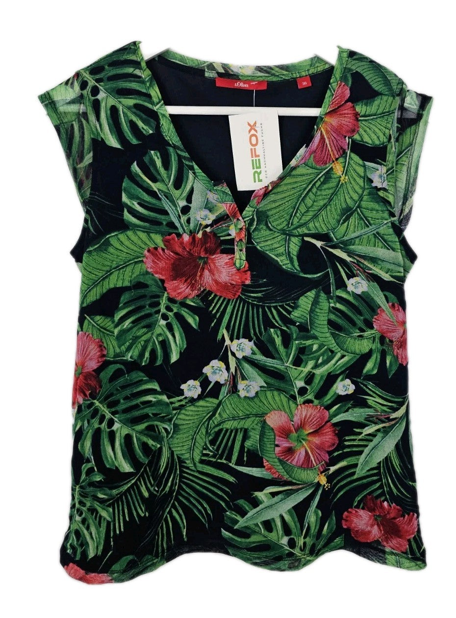 EK6101 Damen Bluse von S.Oliver, Grün, Gr. 360