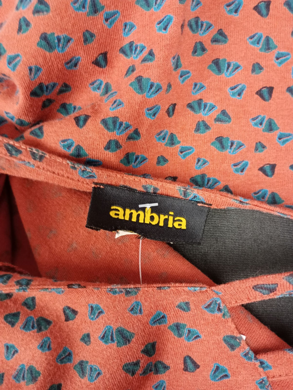 EK4577 Damen Oberteil von ambria, terakotta/blau, Gr. XL5
