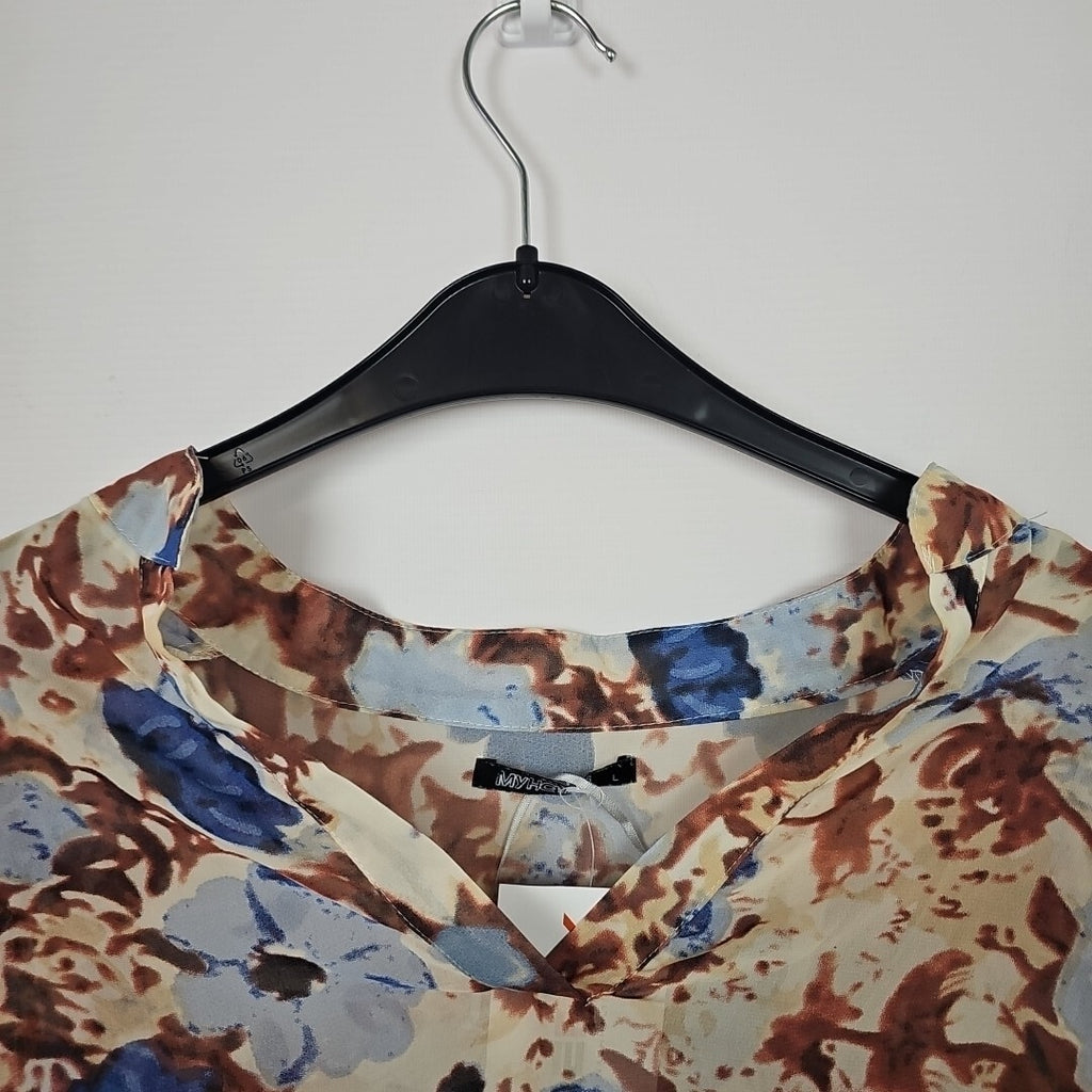 EK6429 Damen Bluse von MyHalys, Mehrfarbig, Gr.L1