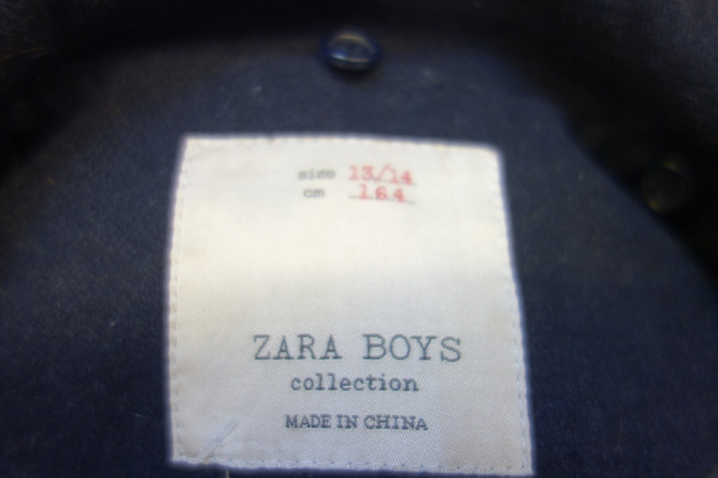 EK0358 Jungen Jacke von Zara Boys, schwarz, Gr. 1644
