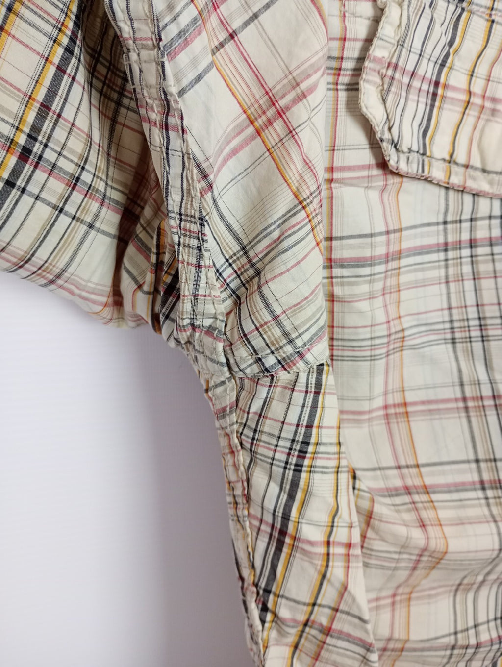 EK1497 Herren Bermudas von Knockout, beige, kariert, Gr. 349
