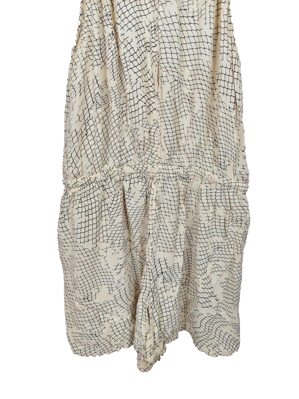 EK3275 Damen Jumpsuit von Calvin Klein, beige/schwarz, gr. S6