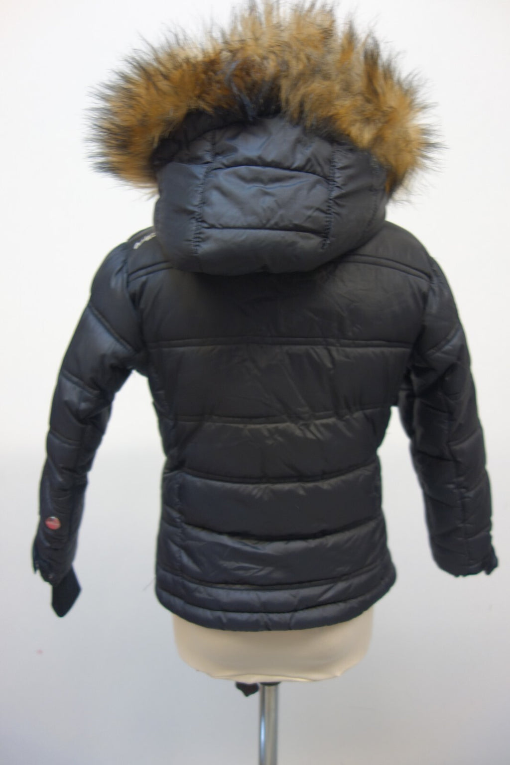 EK2101 Mädchen Winter Jacke von Peak Mountain, schwarz, Gr. 1044