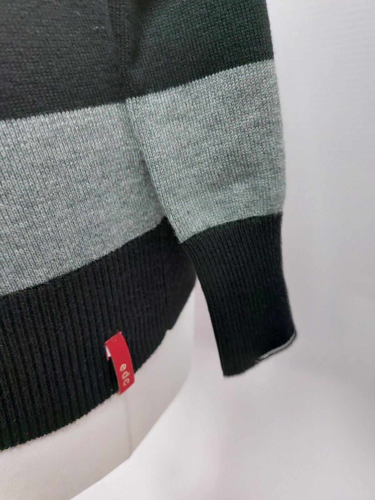 EK4661 Damen Pullover von EDC, grau-schwarz, Gr.XS4