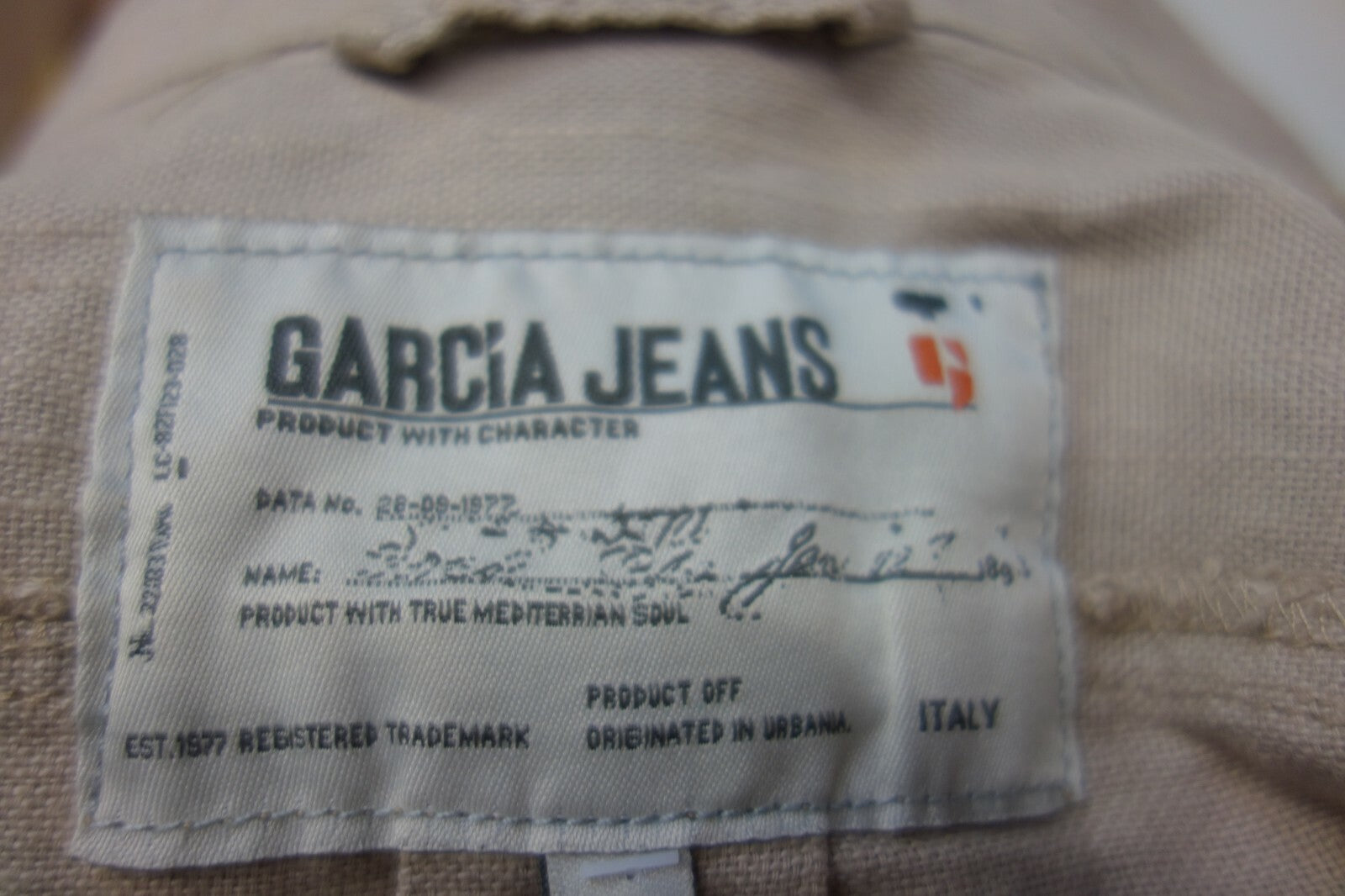 EK0865 Damen Jäckchen von Garcia Jeans, beige, Gr. S5