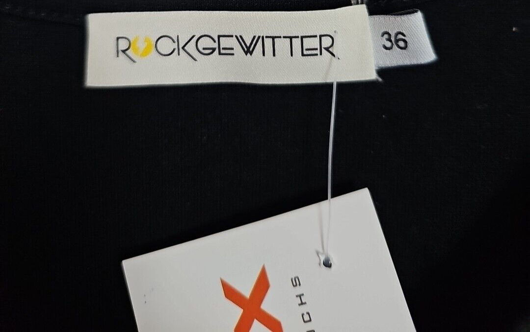 EK4430 Damen Top von Rockgewitter, schwarz, Gr.361