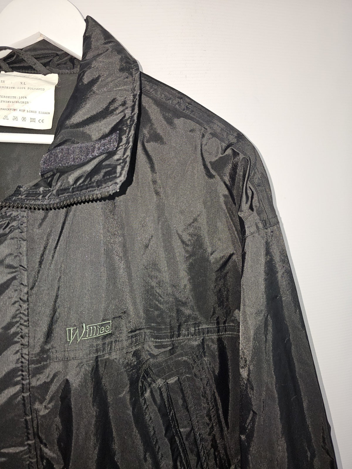 EK6365 Herren Regenjacke von Williee, schwarz, Gr.XL2