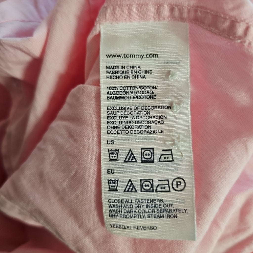 EK11057 Damen Bluse von Tommy Hilfiger, rosa, Gr.6 (36)5