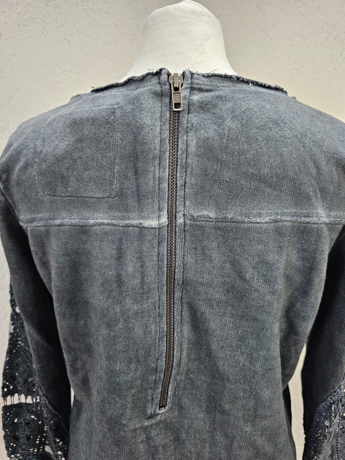 EK1462 Damen Pullover von Object, blau-grau, Gr.S5