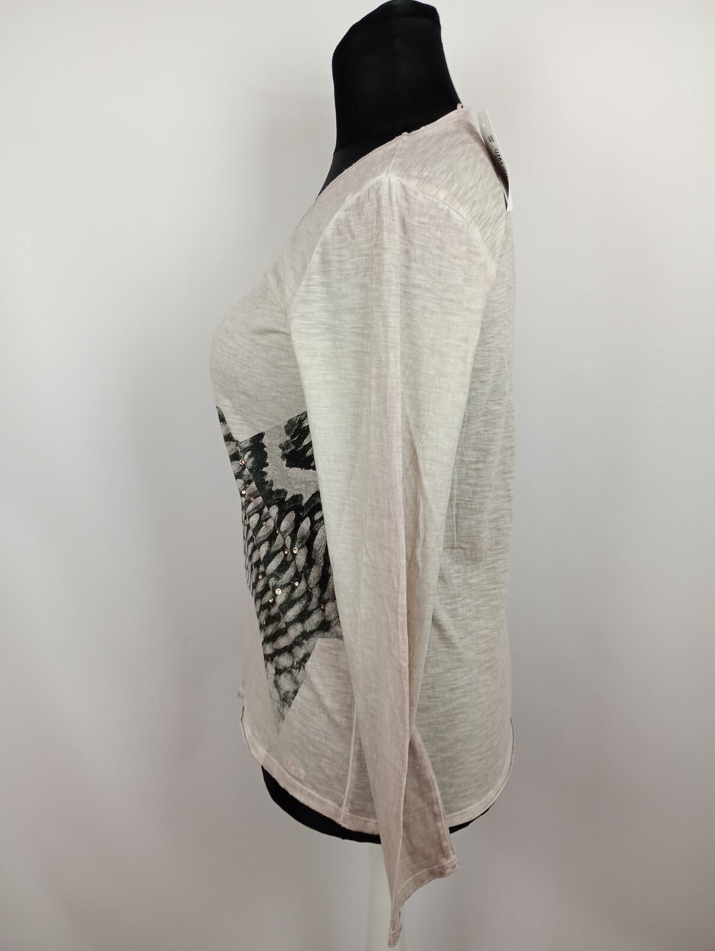 EK5257 Damen Langarmshirt von s.Oliver, blassrosa, Gr. L4