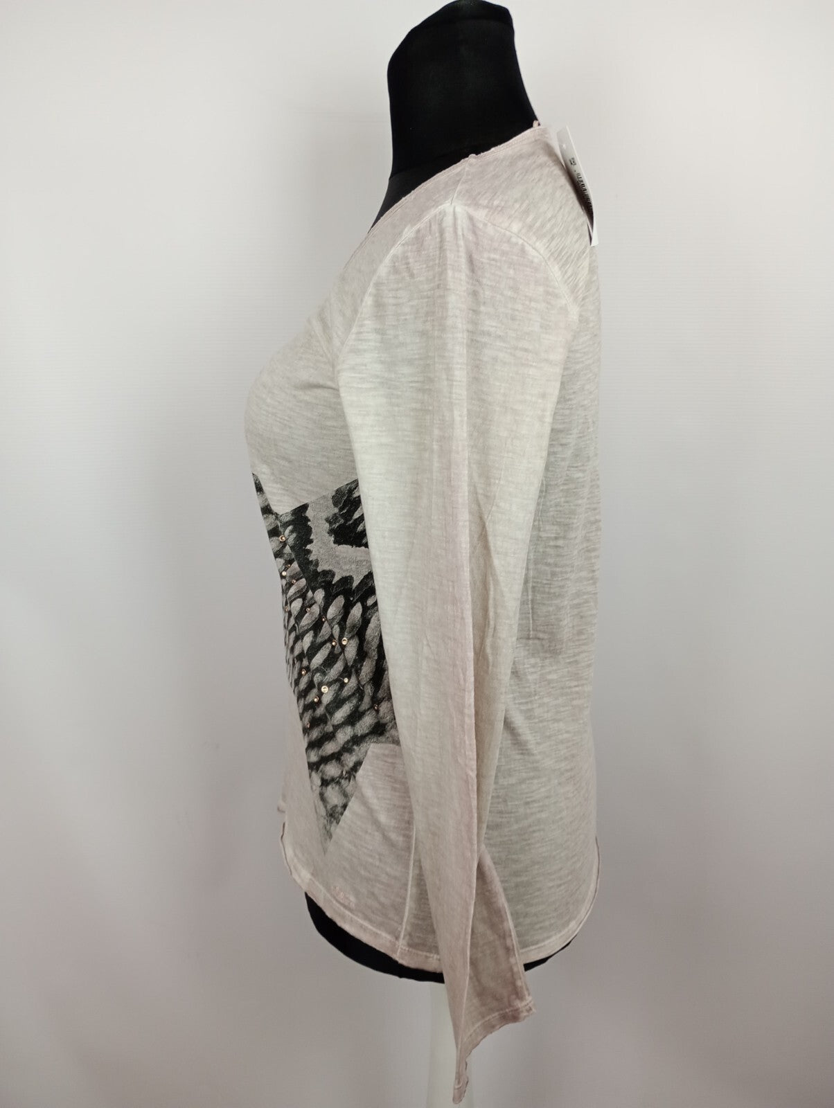 EK5257 Damen Langarmshirt von s.Oliver, blassrosa, Gr. L4