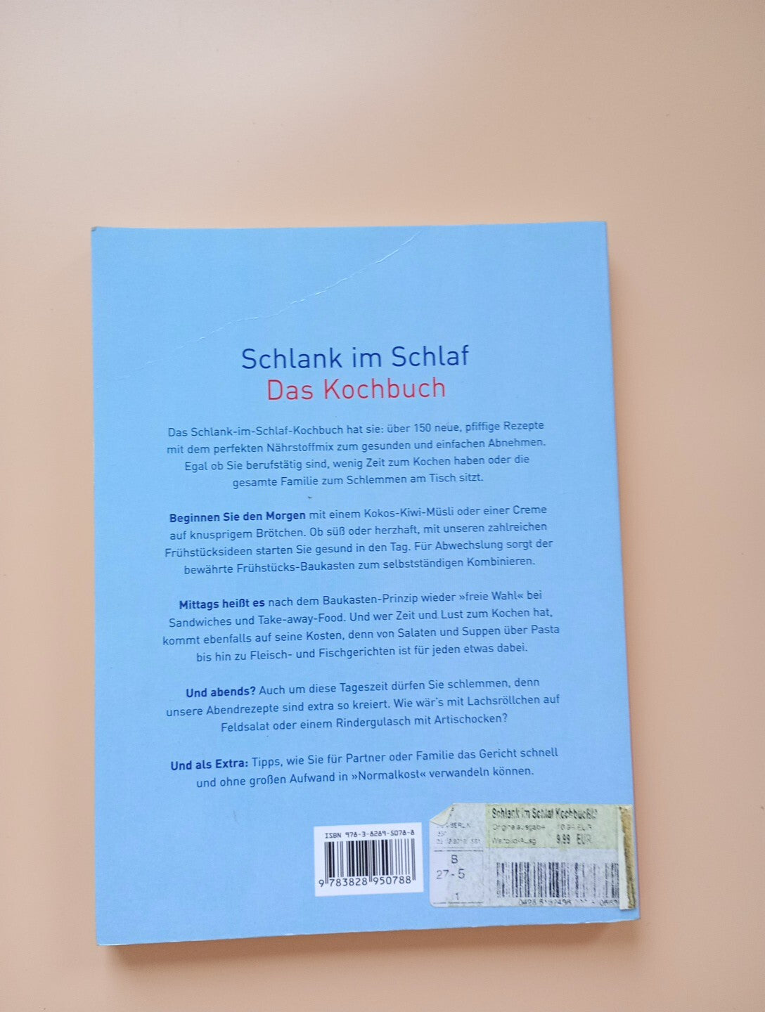 Schlank im Schlaf Kochbuch, Detlef Pape, 150 Rezepte, Weltbild. 3841