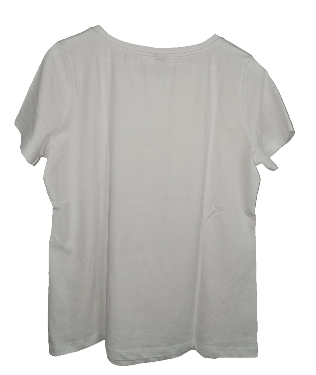 EK7776 Damen Tshirt von Heine, weiß, Gr.423