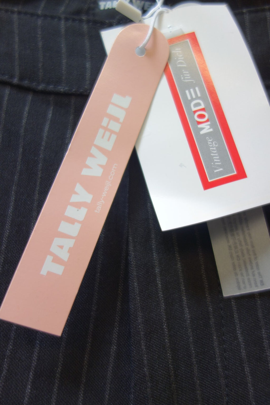 EK3819 Damen Hose von Tally Weijl, schwarz, gestreift, Gr. 401