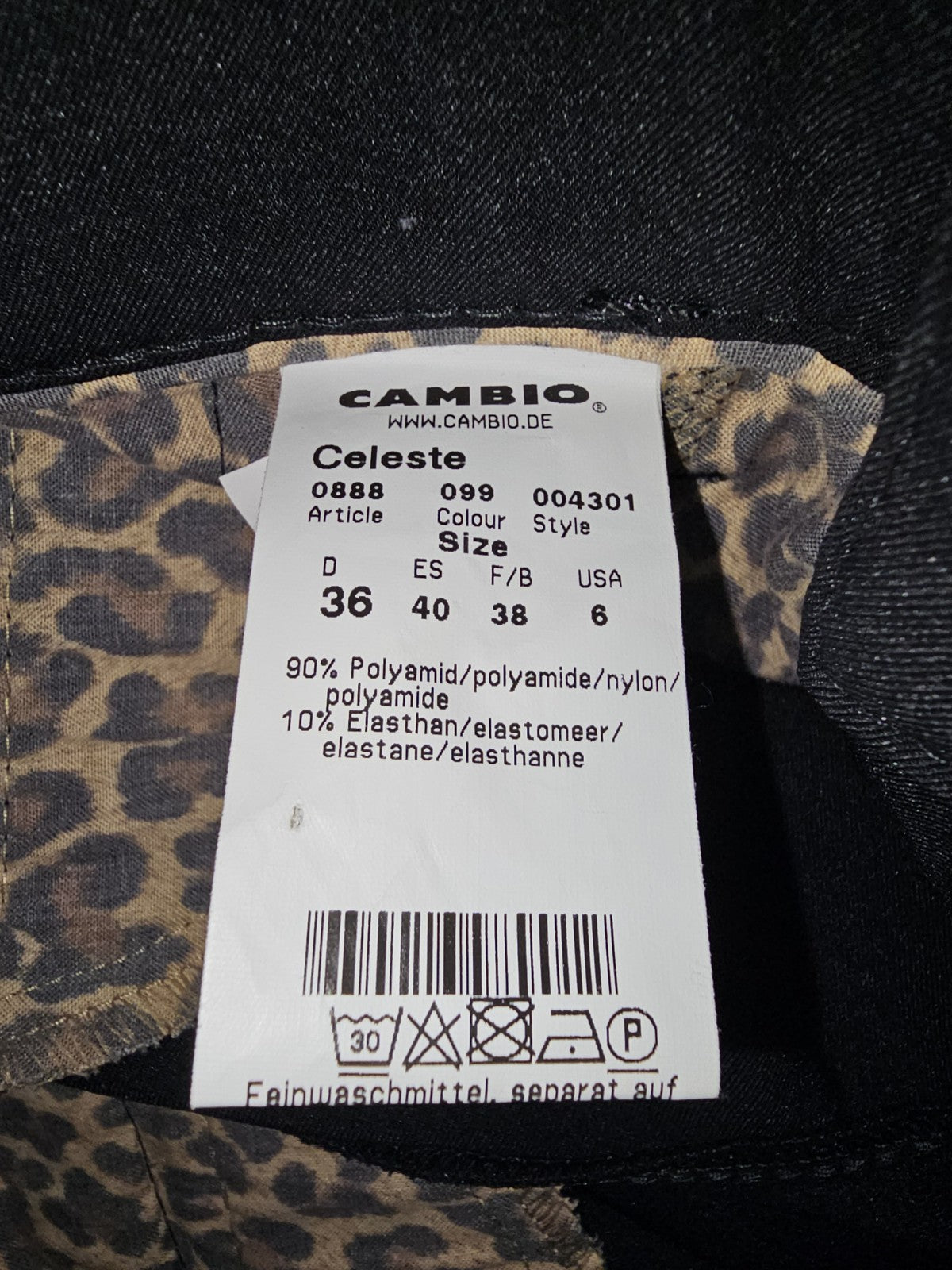 EK8831 Damen Hose von Cambio, schwarz, Gr.366